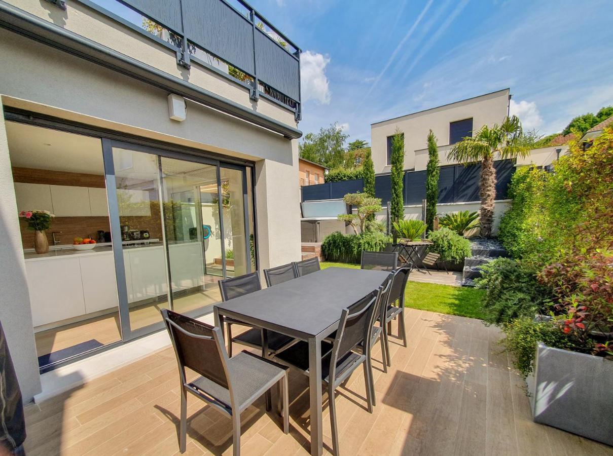 Exigehome - Chambre D'Hote Avec Jacuzzi Et Jardin Paysage, Partage オルジュヴァル エクステリア 写真