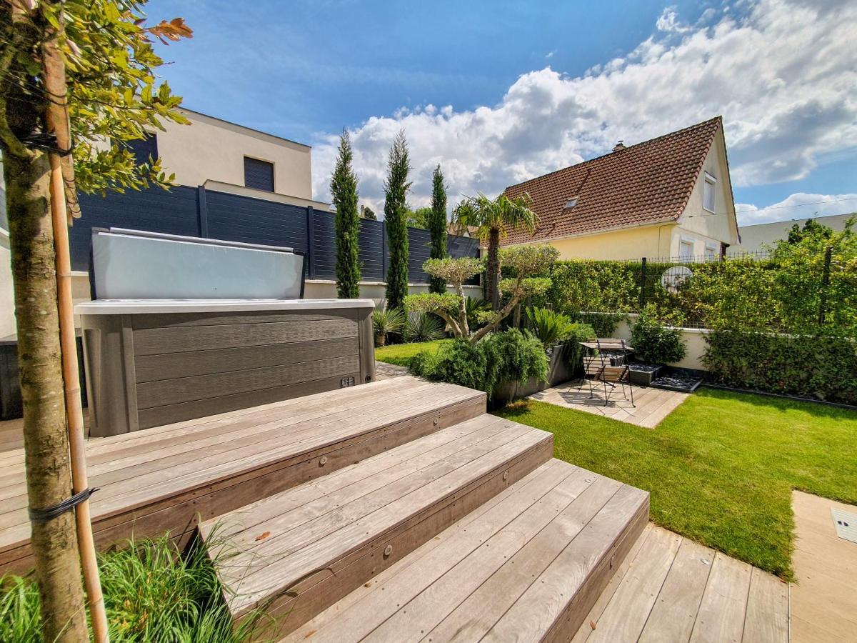 Exigehome - Chambre D'Hote Avec Jacuzzi Et Jardin Paysage, Partage オルジュヴァル エクステリア 写真